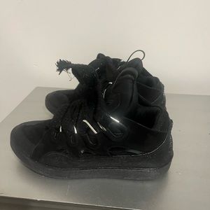 All black lanvin curb size 45 (11.5)